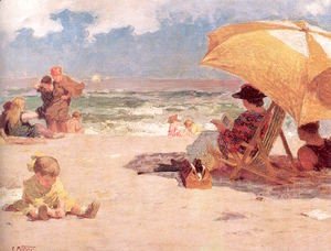 Edward Henry Potthast - At the Seaside