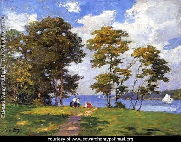 Landscape by the Shore (or The Picnic)