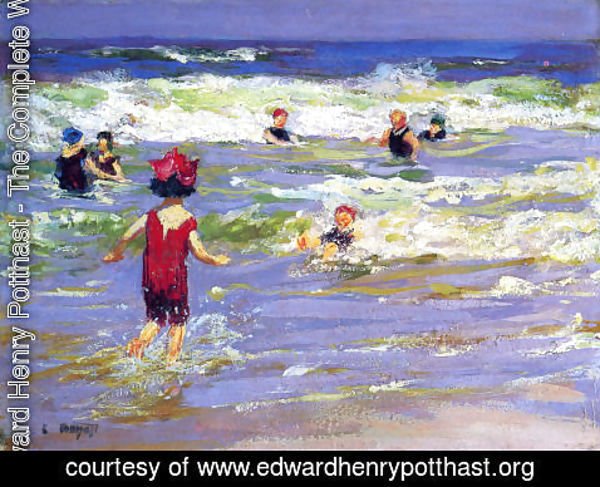Edward Henry Potthast - Little Sea Bather