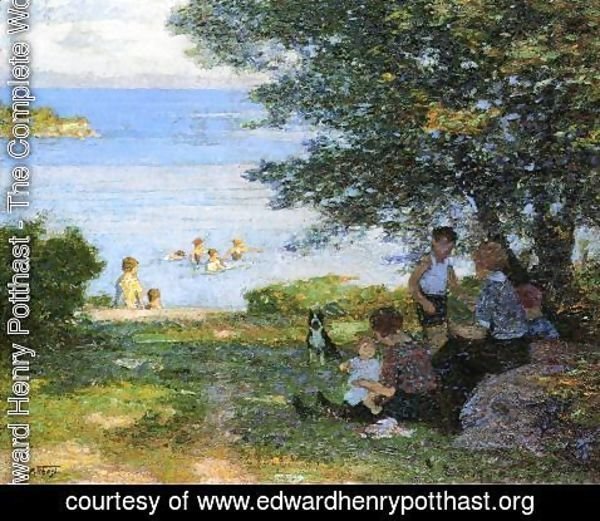 Edward Henry Potthast - By the Water