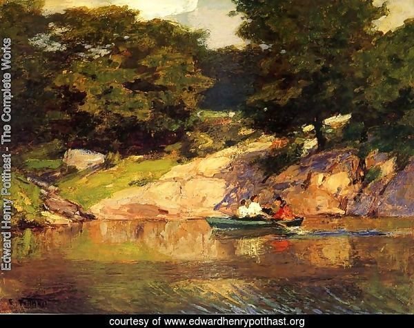 Boating in Central Park, c.1900-05