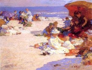 Edward Henry Potthast - Picknickers on the Beach