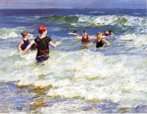 Edward Henry Potthast - In the Surf I