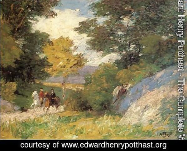 Edward Henry Potthast - Bridal Path