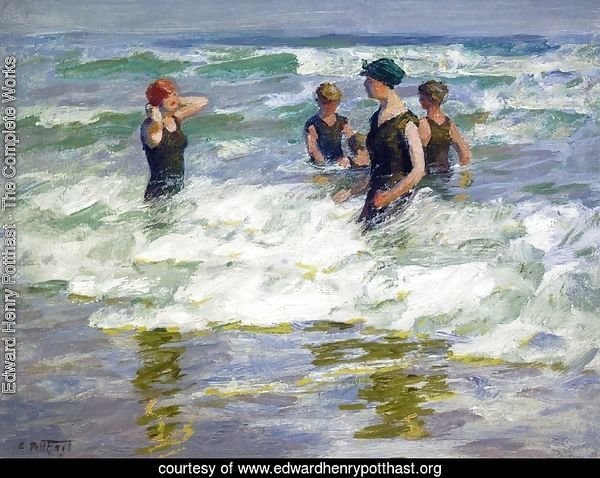 Bathers in the Surf I