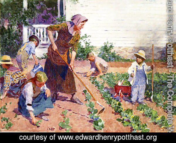 Edward Henry Potthast - In the Garden 2
