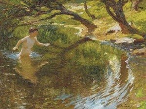 Edward Henry Potthast - Bathing Boy