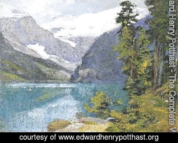 Edward Henry Potthast - Lake Louise, British Columbia