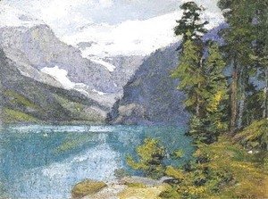 Edward Henry Potthast - Lake Louise, British Columbia