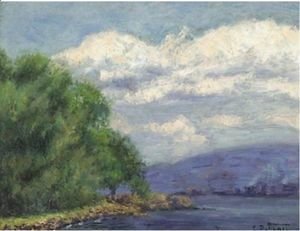 Edward Henry Potthast - Hudson Valley Landscape