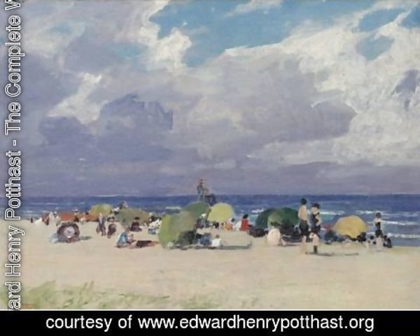 Edward Henry Potthast - A Day At The Beach 3