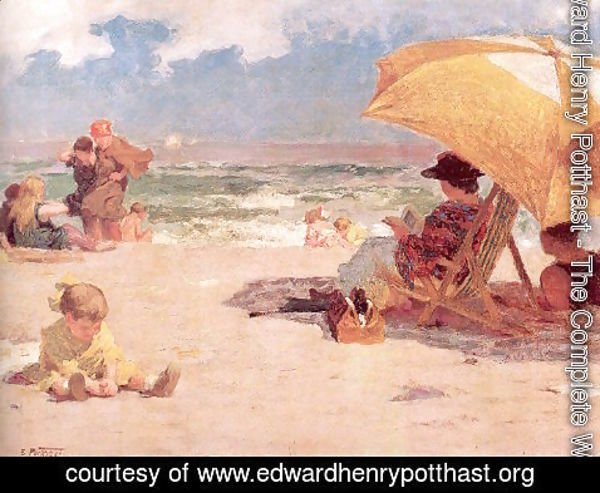 Edward Henry Potthast - At the Seaside
