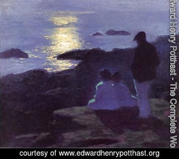 Edward Henry Potthast - A Summer's Night