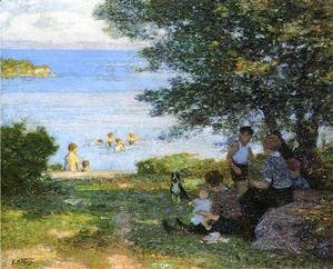 Edward Henry Potthast - By the Water