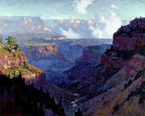 Edward Henry Potthast - Looking Across the Grand Canyon, c.1910