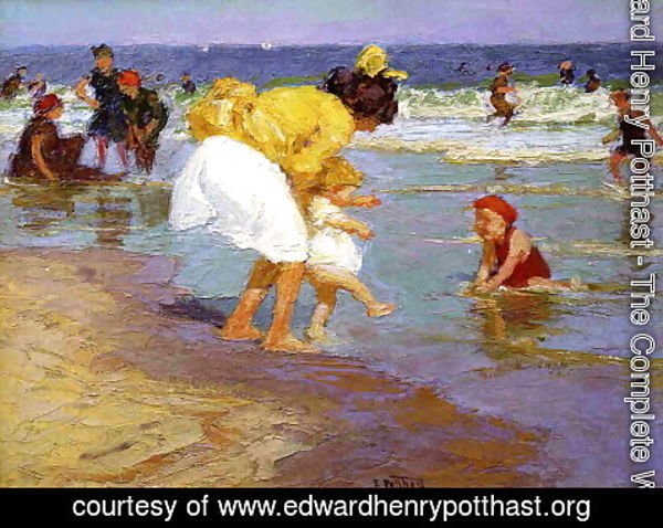 Edward Henry Potthast - At the Seaside 2