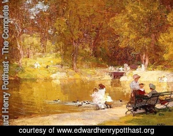 Edward Henry Potthast - In Central Park