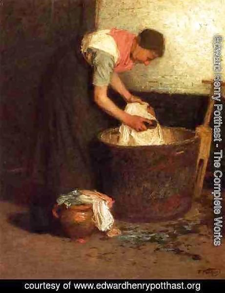 Edward Henry Potthast - The Washerwoman
