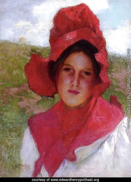 Girl in a Red Bonnet