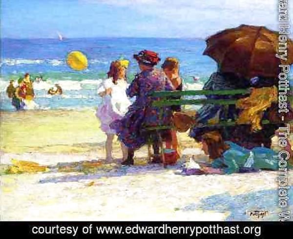 Edward Henry Potthast - A Family Outing