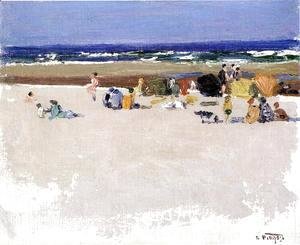 Edward Henry Potthast - On the Beach I