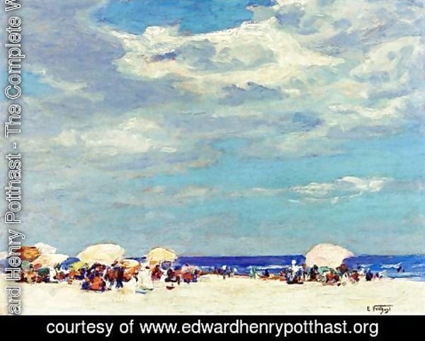 Edward Henry Potthast - Beach Scene II