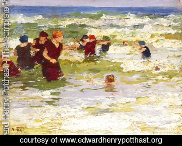 Edward Henry Potthast - At the Beach II