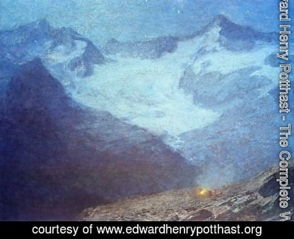 Edward Henry Potthast - The Fires of St. John's Eve