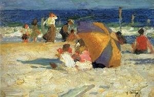 Edward Henry Potthast - Beach Umbrella