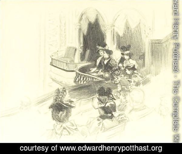 Edward Henry Potthast - Theatre Scene