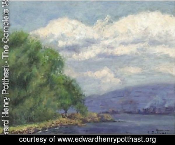 Edward Henry Potthast - Hudson Valley Landscape